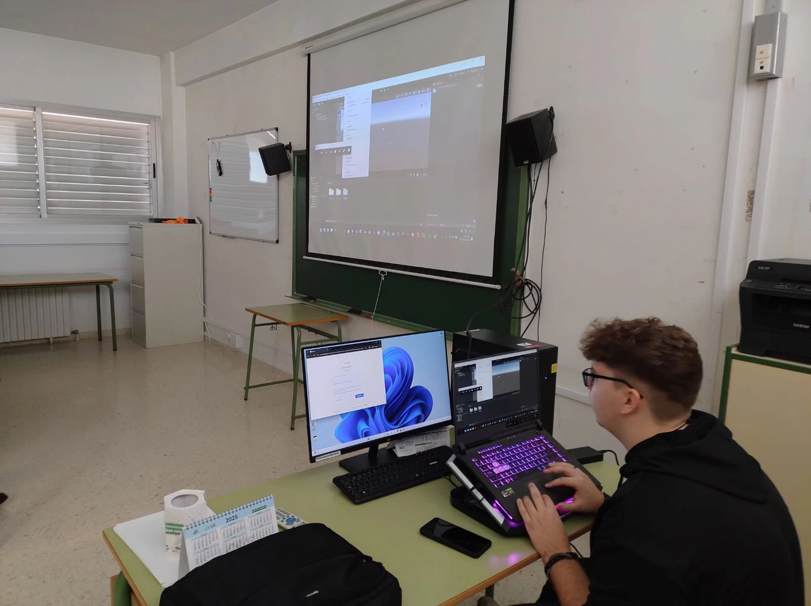Giving a Unity Masterclass in La Algaba