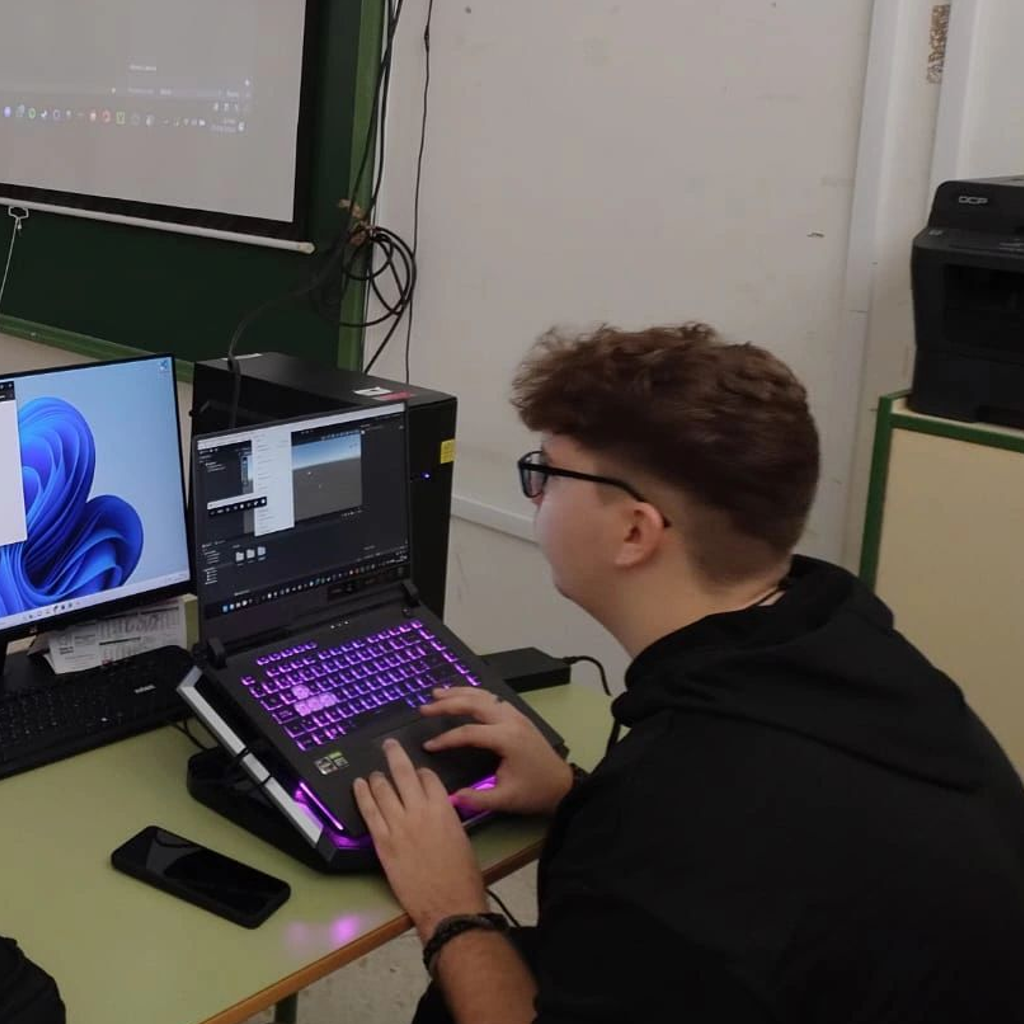 Giving a Unity Masterclass in La Algaba